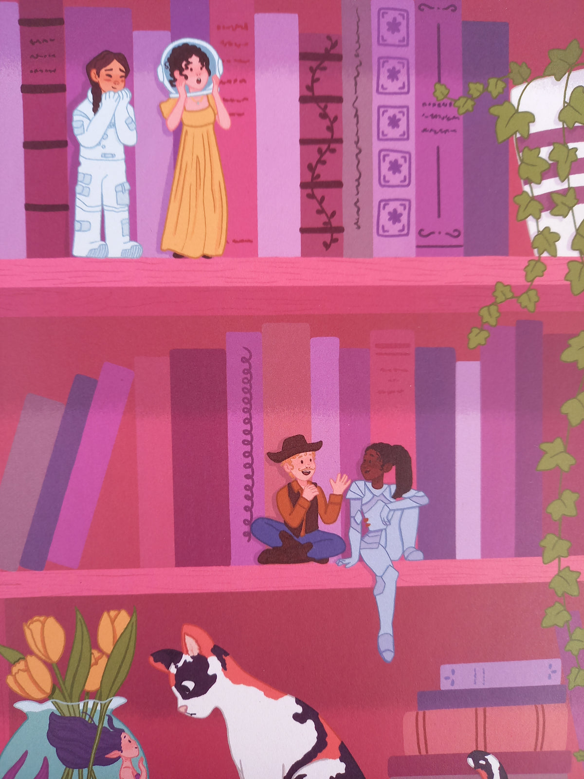 magical bookcase • poster