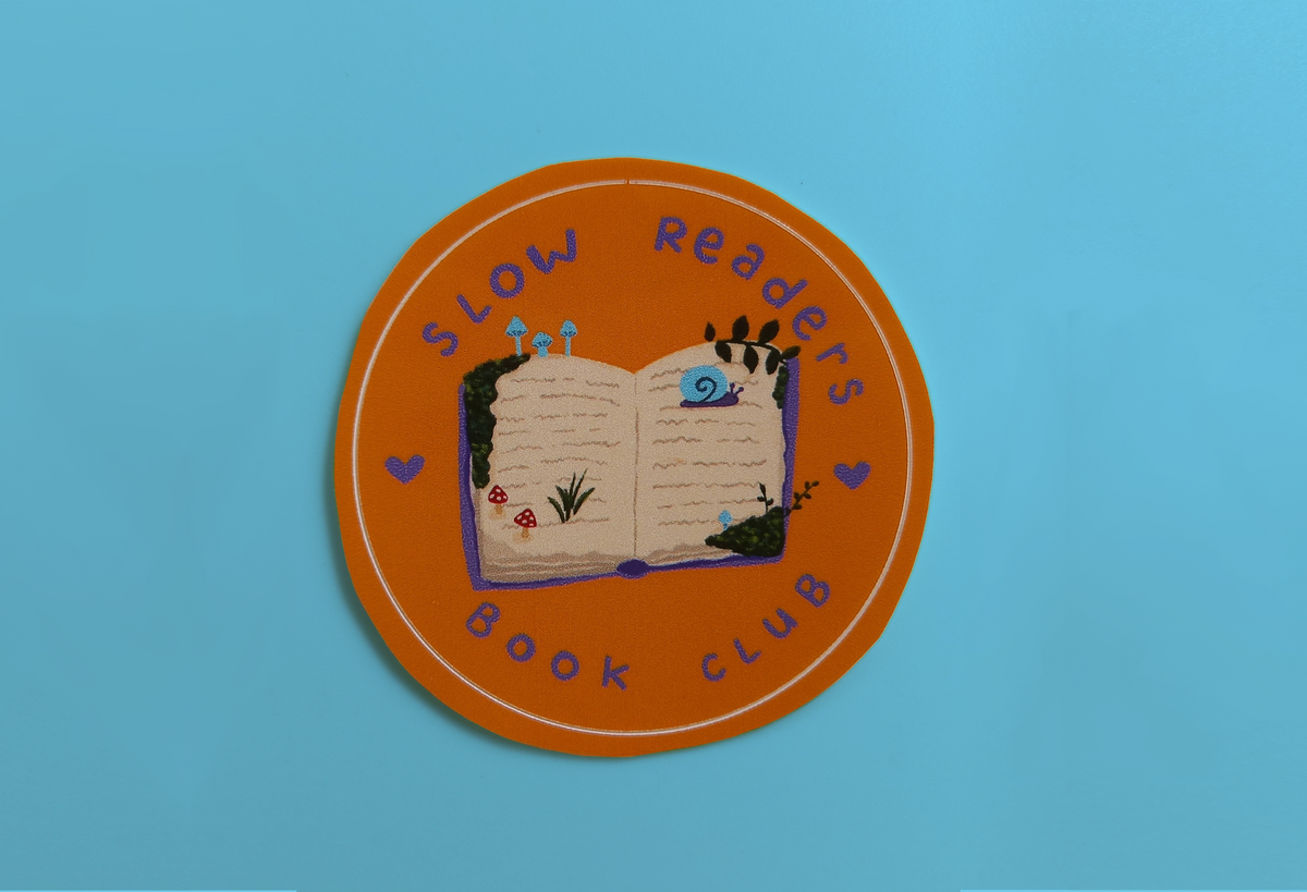 slow readers book club • sticker