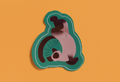 friendly cat • sticker
